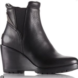 Sorel After Hours Chelsea Boots Waterproof Black Size 10